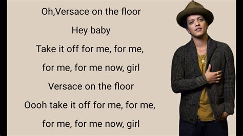 lirik versace|versace lyrics bruno mars.